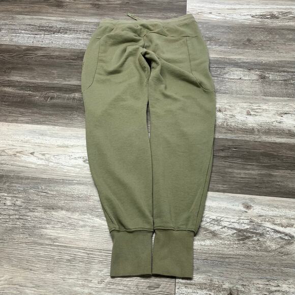 Gymshark Restore Joggers Desert Sage Green Mens M Training Tapered Leg Sweatpant - Picture 2 of 12